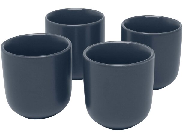 Set de cuatro tazas de expreso Male 90ml en cerámica detalle 10