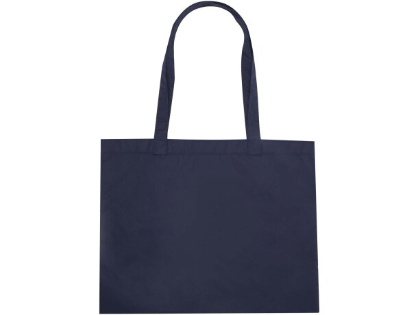 Bolsa tote circular reciclada GRS Kai con código QR Azul marino detalle 7