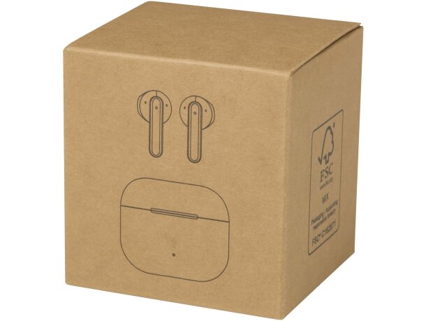 Auriculares True Wireless Bluetooth Altais plástico reciclado Blanco detalle 12