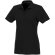 Polo de manga corta para mujer Helios Negro intenso