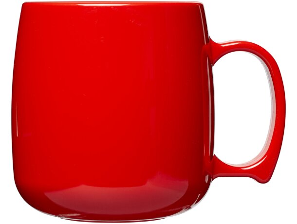 Taza de plástico clásica de 300 ml Rojo detalle 11