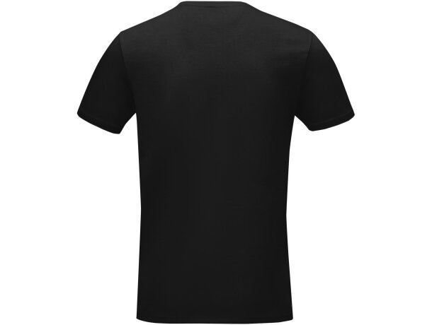 Camiseta manga corta orgánica hombre Balfour algodón certificado Negro intenso detalle 43