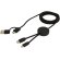 Cable 5 en 1 plástico reciclado Citala carga rápida 27W Negro intenso detalle 6
