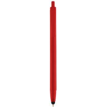 Bolígrafo puntero en plástico con clic personalizado rojo Bolígrafo puntero en plástico con clic personalizado rojo