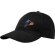 Gorra reciclada de 6 paneles GRS Trona Negro intenso detalle 22