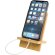 Soporte bambú desmontable Ceibo con hueco cable certificado FSC Madera detalle 5