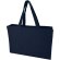 Bolsa tote de rizo reciclado GRS Siam con asa desplegable Azul marino