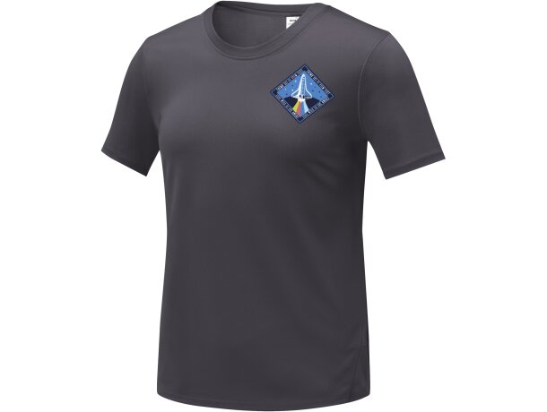 Camisetas mujer cuello redondo 105 g/m2 Elevate Essentials Kratos Gris tormenta detalle 33