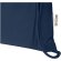 Bolsa con cuerdas Peru Blend de algodón reciclado GRS 5L Azul marino detalle 19