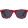 Gafas de sol Sun Ray en plástico reciclado con lentes UV400 Rojo detalle 10