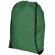 Mochila saco con cuerdas de poliéster 210d verde brillante barata
