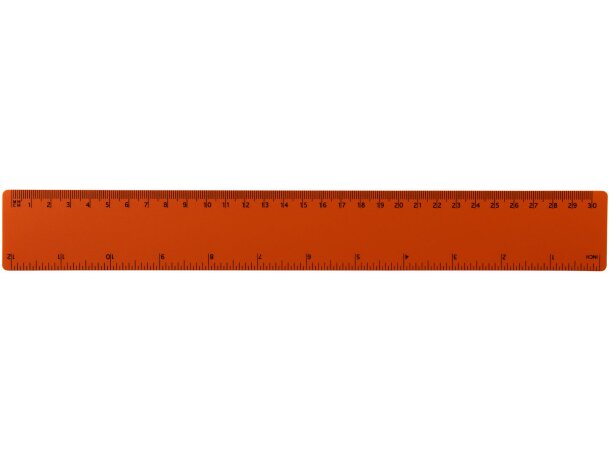 Regla flexible de 30 cm Rothko en polipropileno traslúcido Naranja detalle 11
