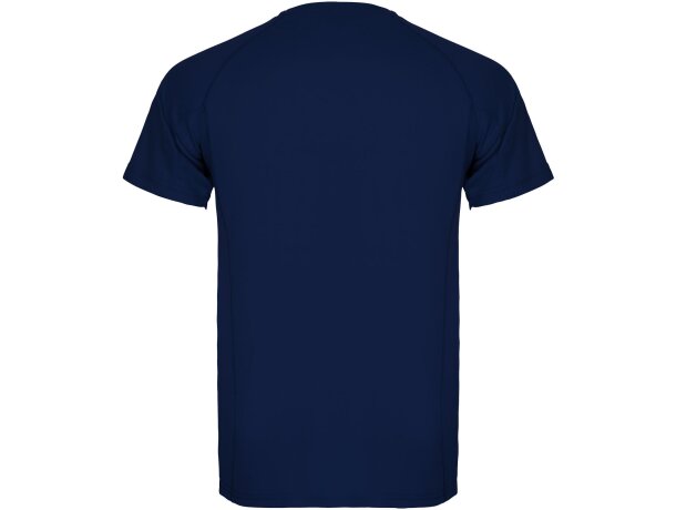 Camiseta deportiva infantil Montecarlo Roly punto piqué Azul marino detalle 35