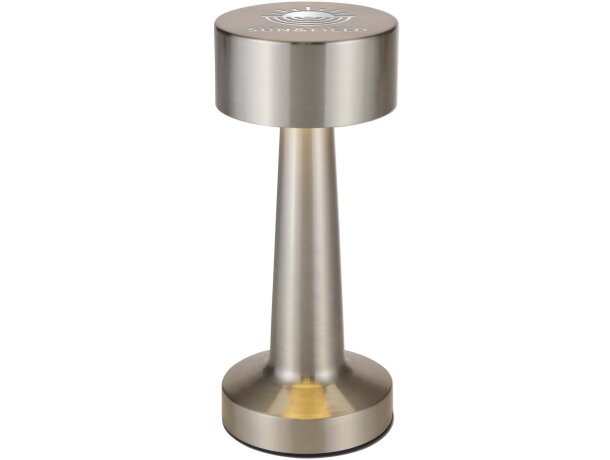 Lámpara de mesa recargable regulable Aludra Plateado detalle 13