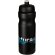 Bidón deportivo Baseline Plus 650 ml con tapa antifugas Negro intenso detalle 1