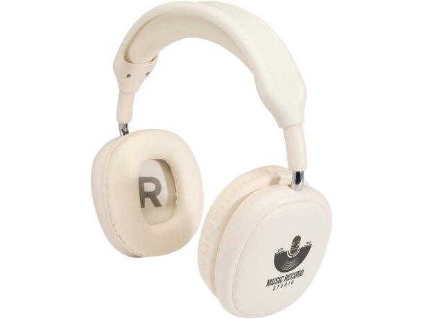 Auriculares inalámbricos Bluetooth Alzir con plástico reciclado Blanco detalle 6