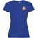 Camiseta mujer manga corta Jamaica Roly 100% algodón entallada Azul real detalle 13