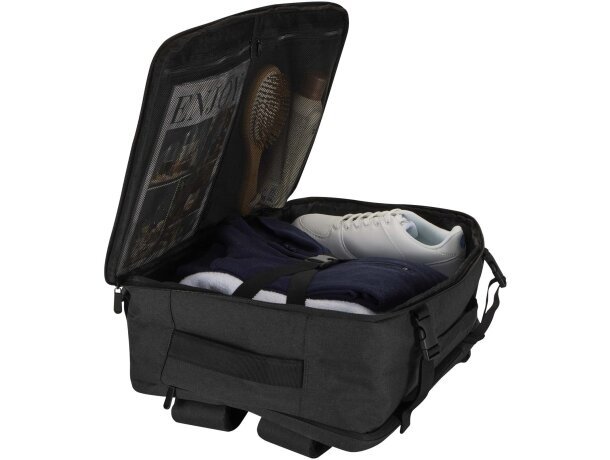 Mochila viaje portátil 17 pulgadas Libra material reciclado GRS detalle 19