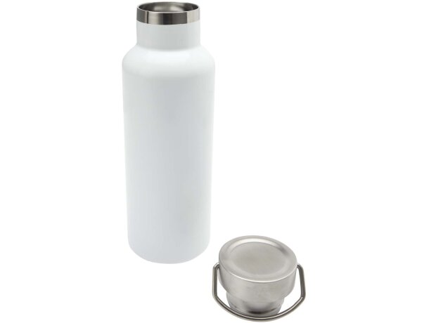 Botella térmica Thor 500ml con acero inoxidable reciclado Blanco detalle 34