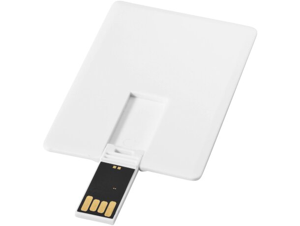 USB tarjeta 2GB ultradelgado y personalizable Slim blanco