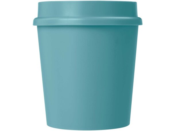 Vaso 200ml con tapa 360° Americano Switch Renew bioplástico Azul arrecife detalle 6