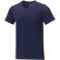 Camiseta de manga corta y cuello en V para hombre Somoto Azul marino