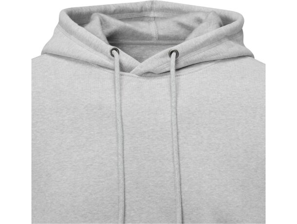 Sudadera con capucha Charon para hombre con interior afelpado Gris mezcla detalle 35
