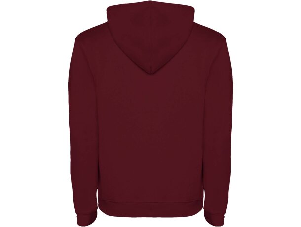 Sudadera con capucha para hombre Urban Roly Granate detalle 177