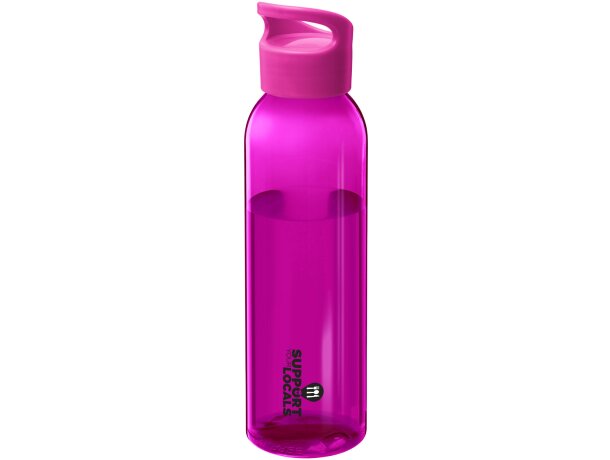 Botella de 650 ml con tapa de rosca personalizada barata magenta