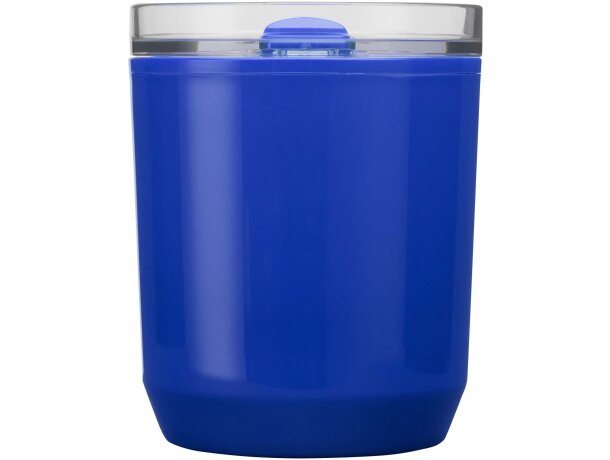 Vaso de doble pared Hudson 180ml plástico reciclado Azul detalle 17