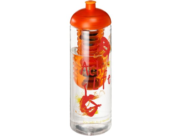 H2O Active® Vibe Bidón deportivo e infusor con tapa Dome de 850 ml grabada