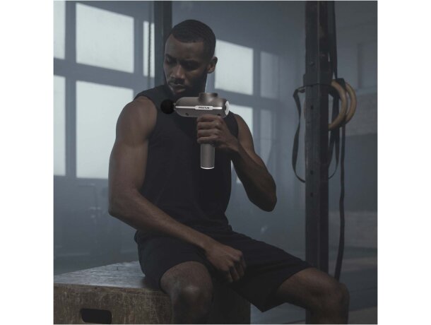 Pistola de masaje Prixton MGF80 Synergy con 4 cabezales Negro intenso detalle 6