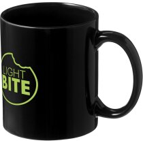 Tazas personalizables cerámica Santos negra oficina