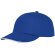 Gorra personalizable de 5 paneles con detalle de ribete Azul