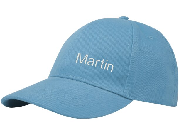 Gorra reciclada de 6 paneles GRS Trona Azul nxt detalle 7