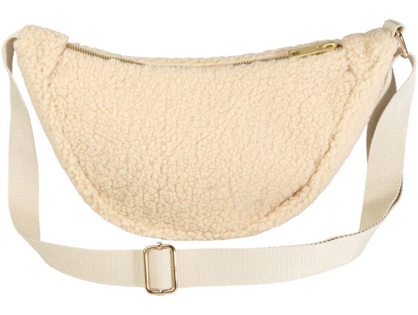 Riñonera Bear 3L de sherpa reciclado certificado GRS Natural detalle 3