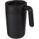 Taza térmica Nordia con doble pared reciclada de 400ml Negro intenso