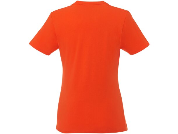 Camiseta de manga corta para mujer ”Heros” Naranja detalle 27