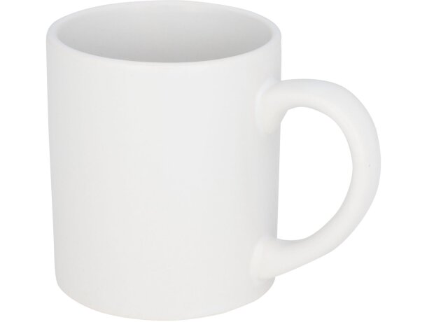 Mini taza cerámica de 250 ml para sublimación Pixi Blanco detalle 3