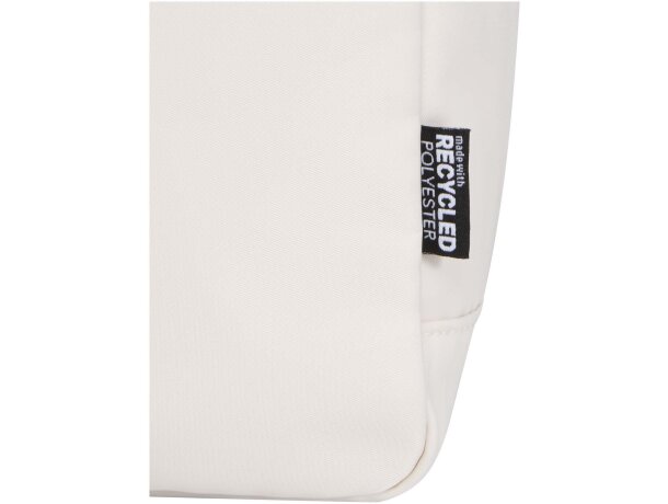 Mochila reciclada de viaje Trip Aware para portátil de 14 Blanco roto detalle 17
