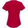 Camiseta de manga corta de material reciclado GRS para mujer Jade Rojo detalle 10
