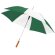 Paraguas automático de 23y mango de madera blanco/verde
