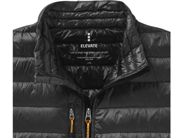 Chaqueta ligera plumón natural hombre Scotia Antracita detalle 34