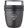 Fiambrera Mini Mepal Ellipse 300+120 ml dos compartimentos Negro intenso detalle 4