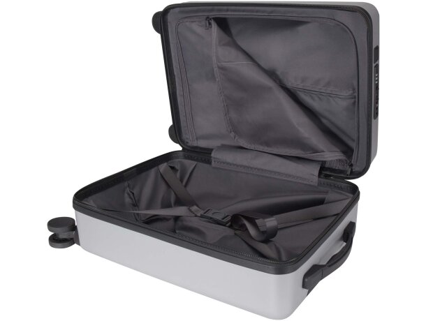 Trolley cabina reciclado GRS Rover Pro con puerto USB Plateado detalle 13