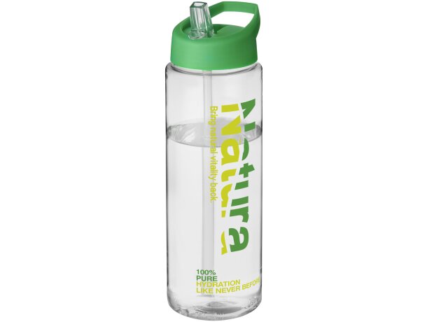 H2O Active® Vibe Bidón deportivo con tapa con boquilla de 850 ml Transparente/verde detalle 21