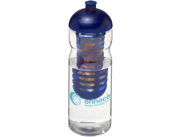 H2O Active® Base Bidón deportivo e infusor con Tapa Dome de 650 ml Transparente/azul detalle 5