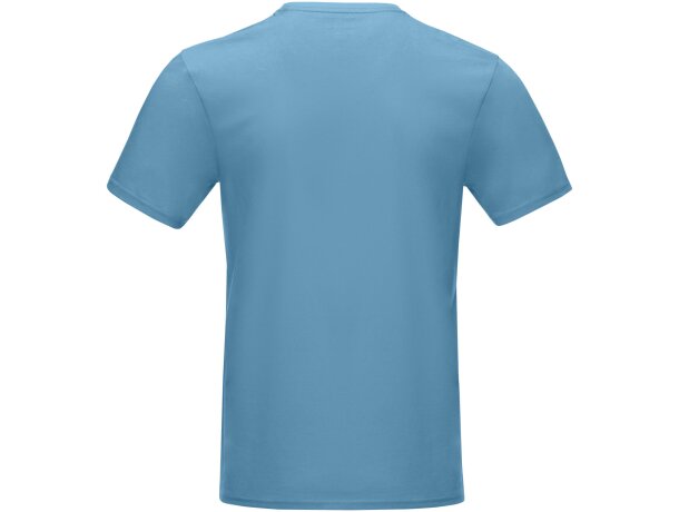 Camiseta orgánica manga corta hombre Azurite Azul nxt detalle 11