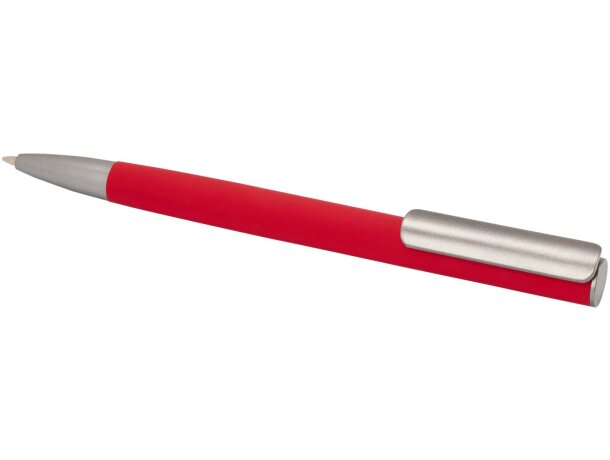 Bolígrafo Ziguur de aluminio reciclado con mecanismo clic Rojo detalle 11