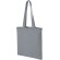 Bolsa 100% algodón asas largas certificado oeko-tex 100 g/m2 Carolina Gris